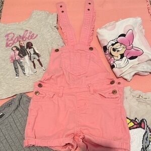Girls 4T Pink Kids Overalls & More
